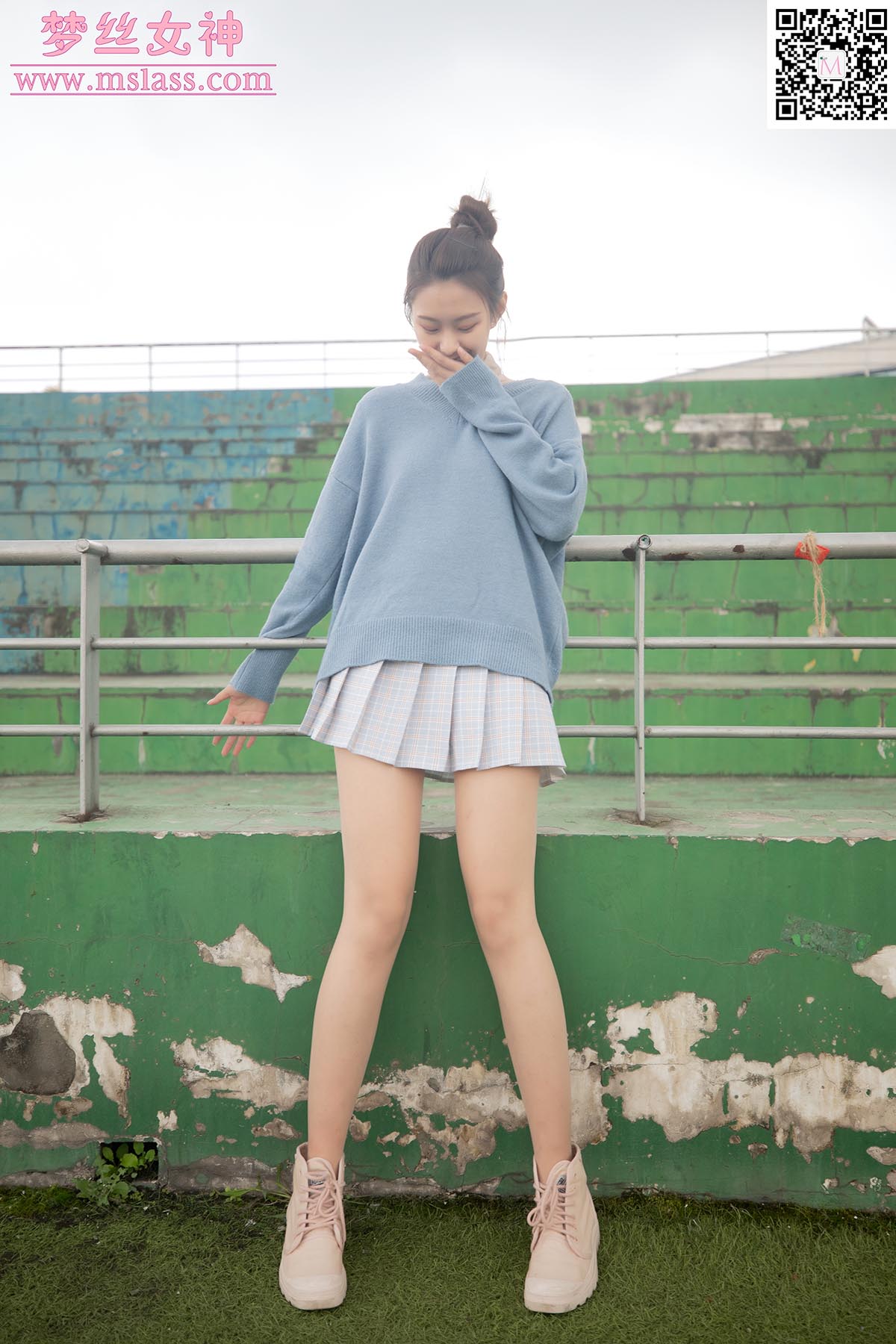 [MSLASS梦丝女神]2019.11.29 NO.072 林可儿 学院风女神 MSLASS梦丝女神-第1张