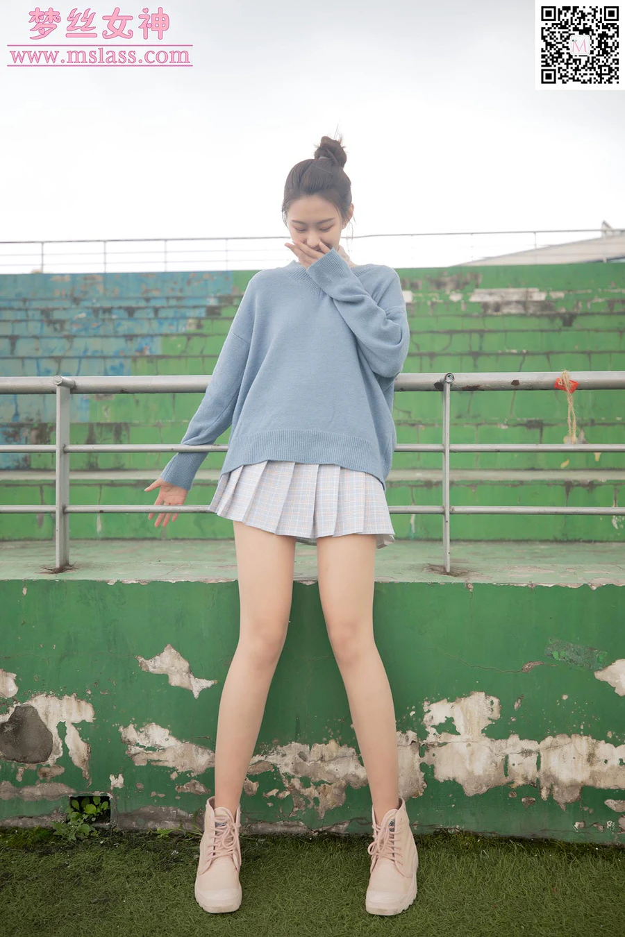 [MSLASS梦丝女神]2019.11.29 NO.072 林可儿 学院风女神 MSLASS梦丝女神-第1张