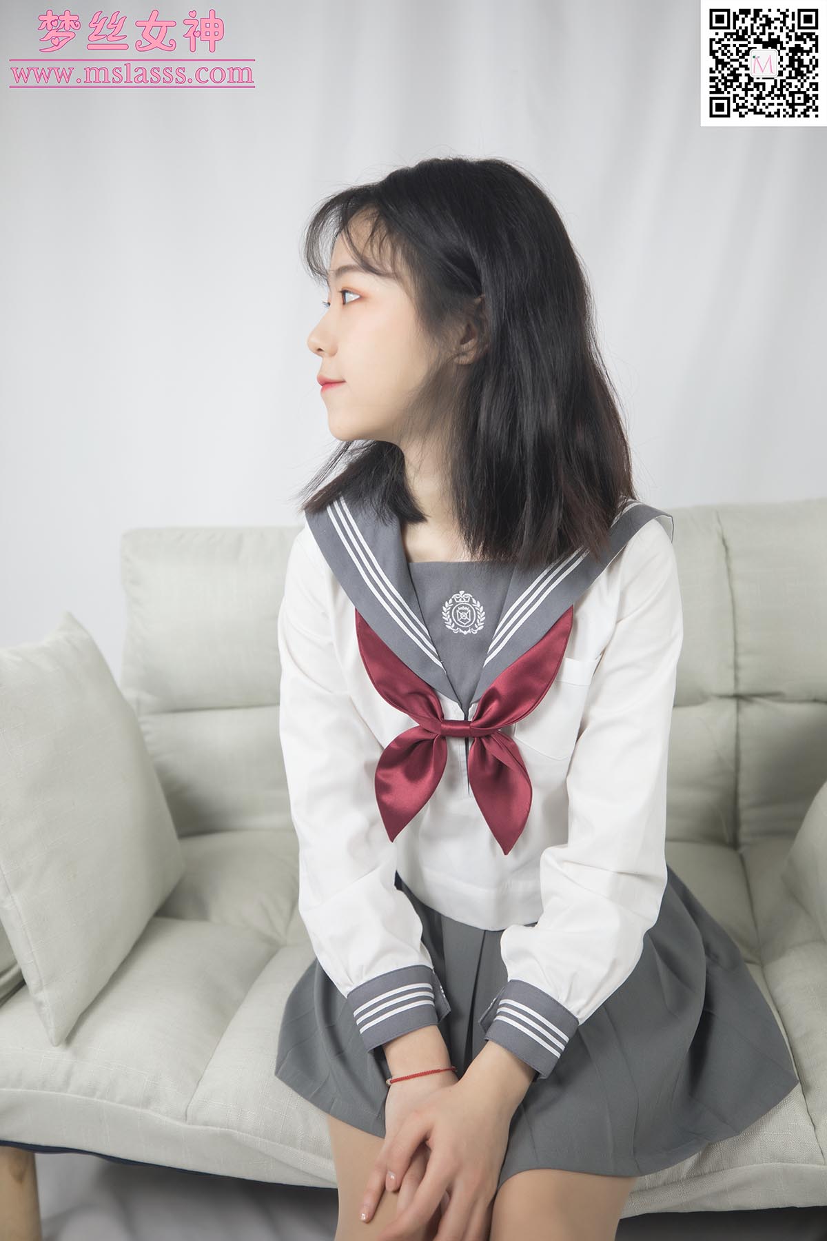 [MSLASS梦丝女神]2020.01.12 NO.084 奶味小仙女 初恋的味道 MSLASS梦丝女神-第1张