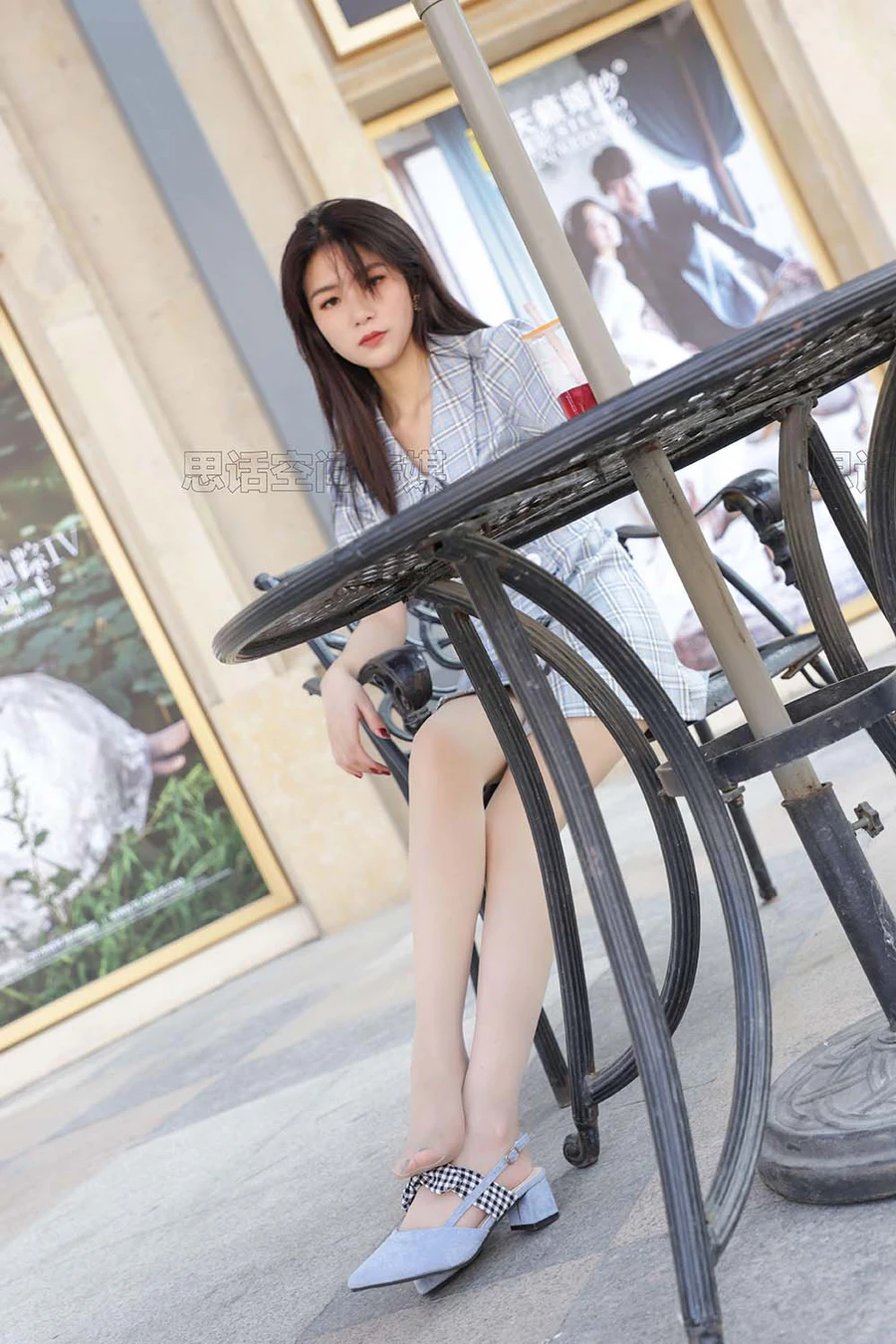 [SiHua思话]SJ022 筱蝶 楼梯道的学院女神 SiHua思话-第1张