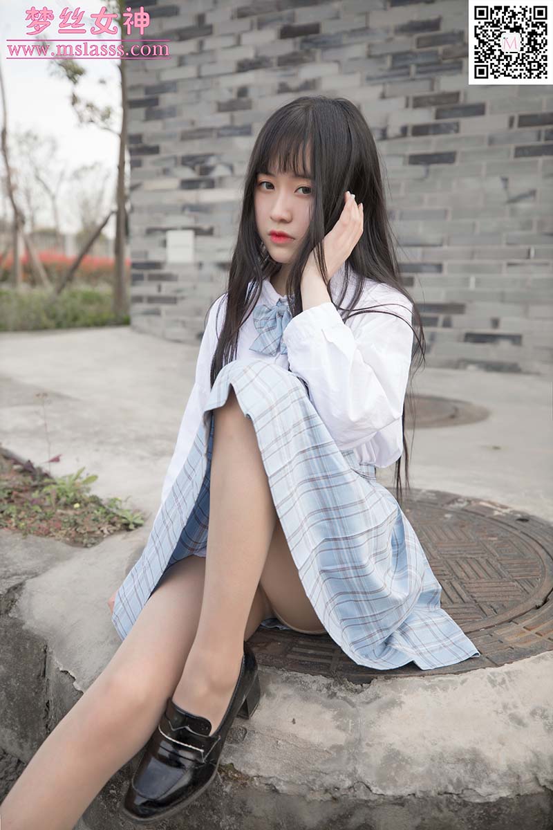 [MSLASS梦丝女神]2020.03.23 NO.102 仟仟《JK小女神》 MSLASS梦丝女神-第1张