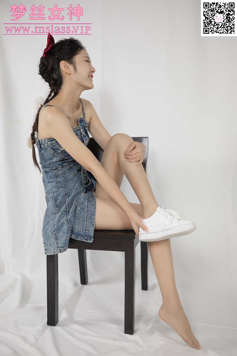[MSLASS梦丝女神]2020.09.30 NO.129 张灵儿《合作女神》 MSLASS梦丝女神-第2张