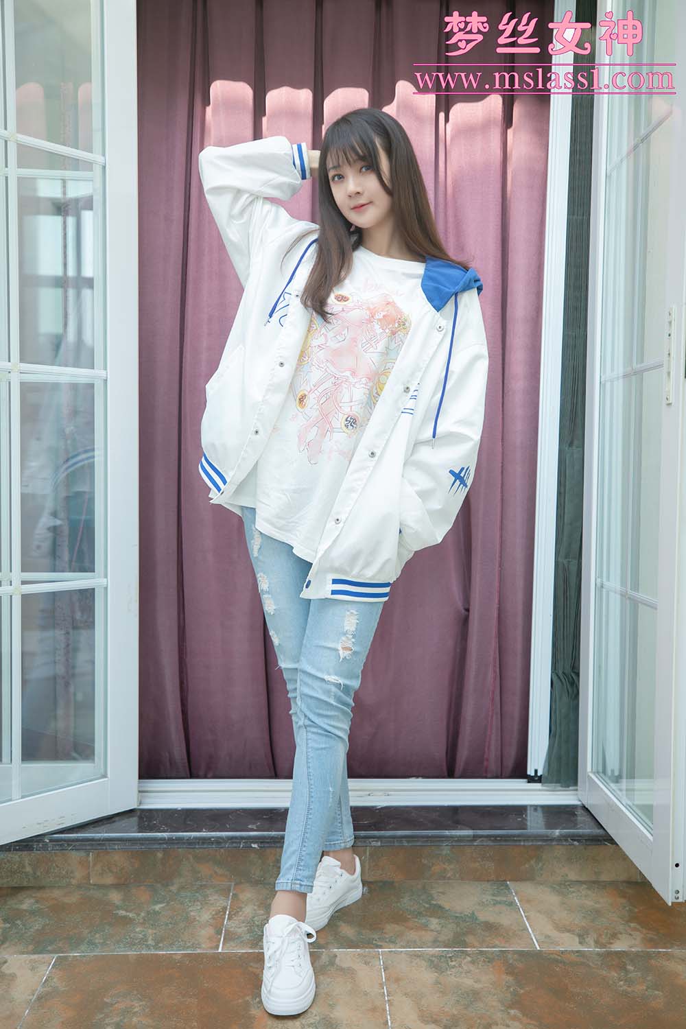 [MSLASS梦丝女神]2021.06.20 NO.150 牛仔裤的超美 郭襄 MSLASS梦丝女神-第1张
