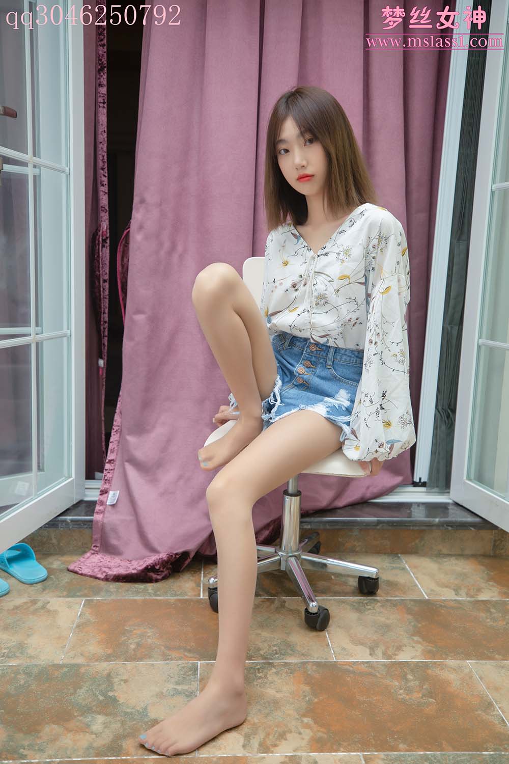 [MSLASS梦丝女神]2021.06.08 NO.148 超美脚丫 凌凌 MSLASS梦丝女神-第1张