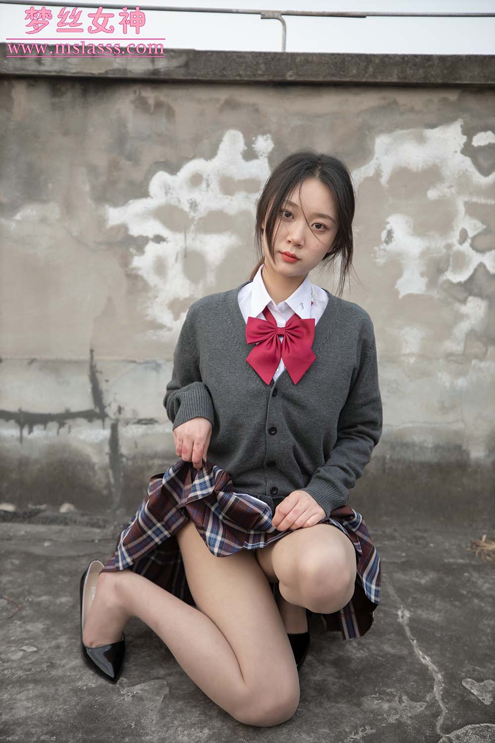 [MSLASS梦丝女神]2021.01.31 NO.144 新模女神 刘灵嘉 MSLASS梦丝女神-第1张