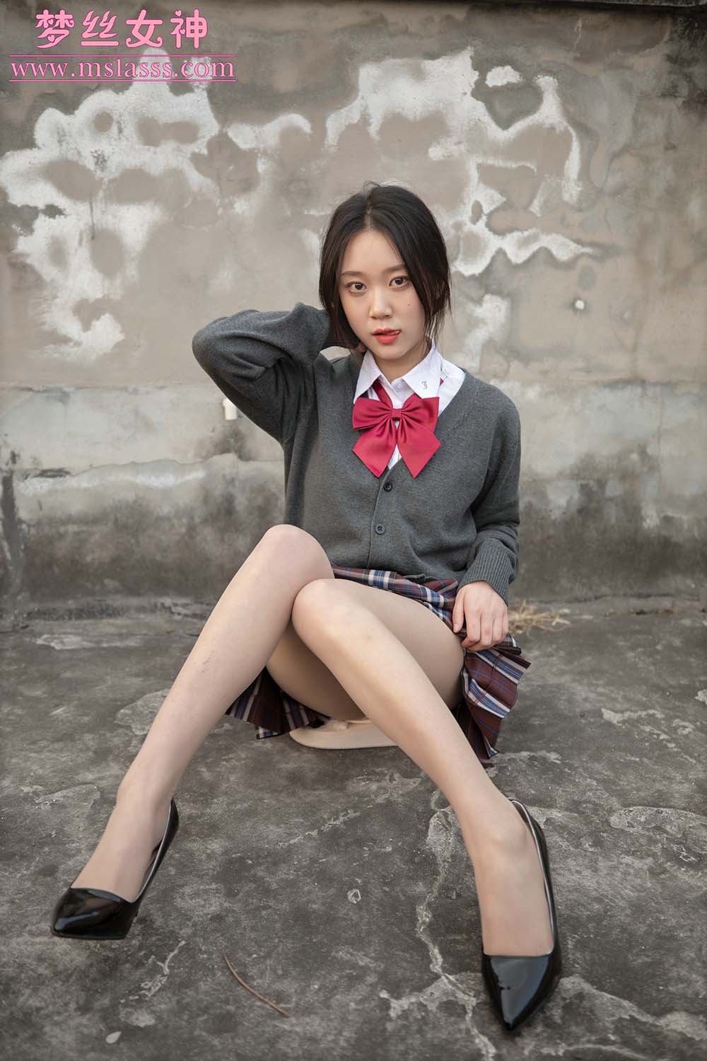 [MSLASS梦丝女神]2021.01.31 NO.144 新模女神 刘灵嘉 MSLASS梦丝女神-第2张