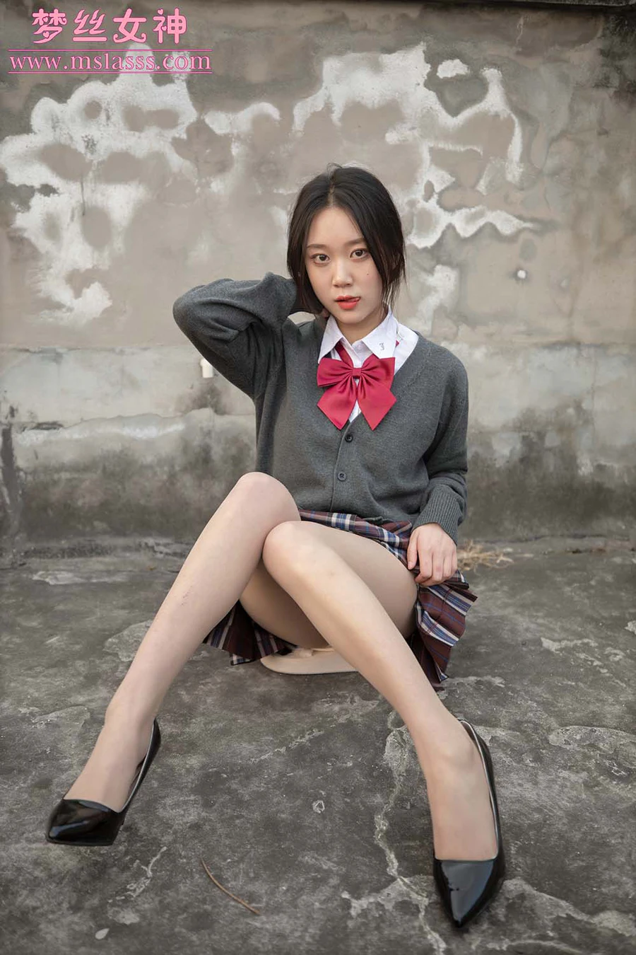 [MSLASS梦丝女神]2021.01.31 NO.144 新模女神 刘灵嘉 MSLASS梦丝女神-第2张