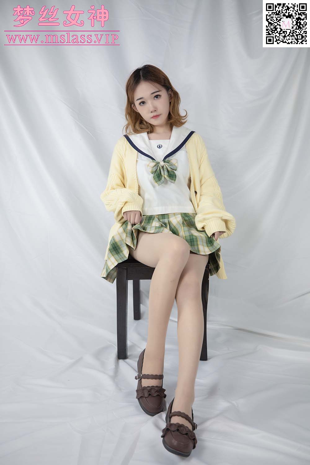 [MSLASS梦丝女神]2020.11.24 NO.135 小茶《日系萌萌哒》 MSLASS梦丝女神-第1张