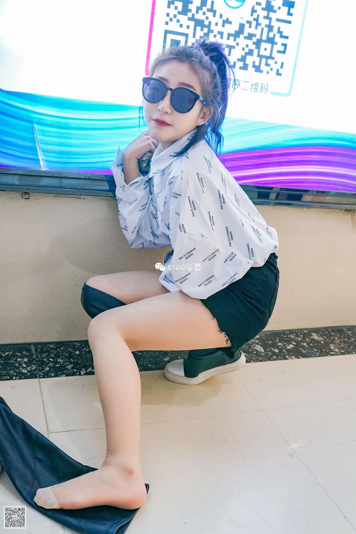 [SIEE丝意]NO.270 婷婷 长筒靴配肤色絲，小性感 SIEE丝意-第1张