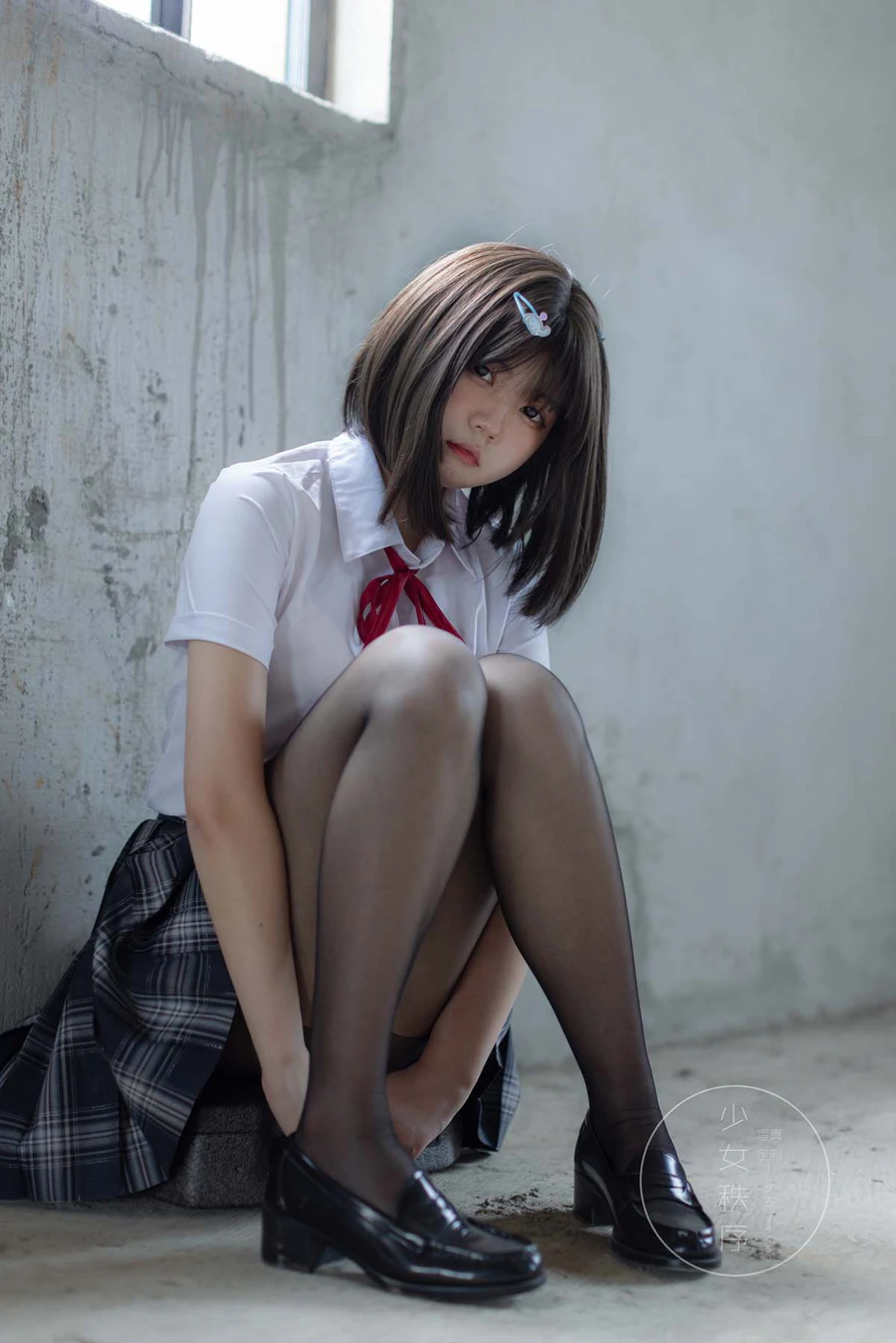 少女秩序 GR04L 黑丝JK SNZX少女秩序-第1张