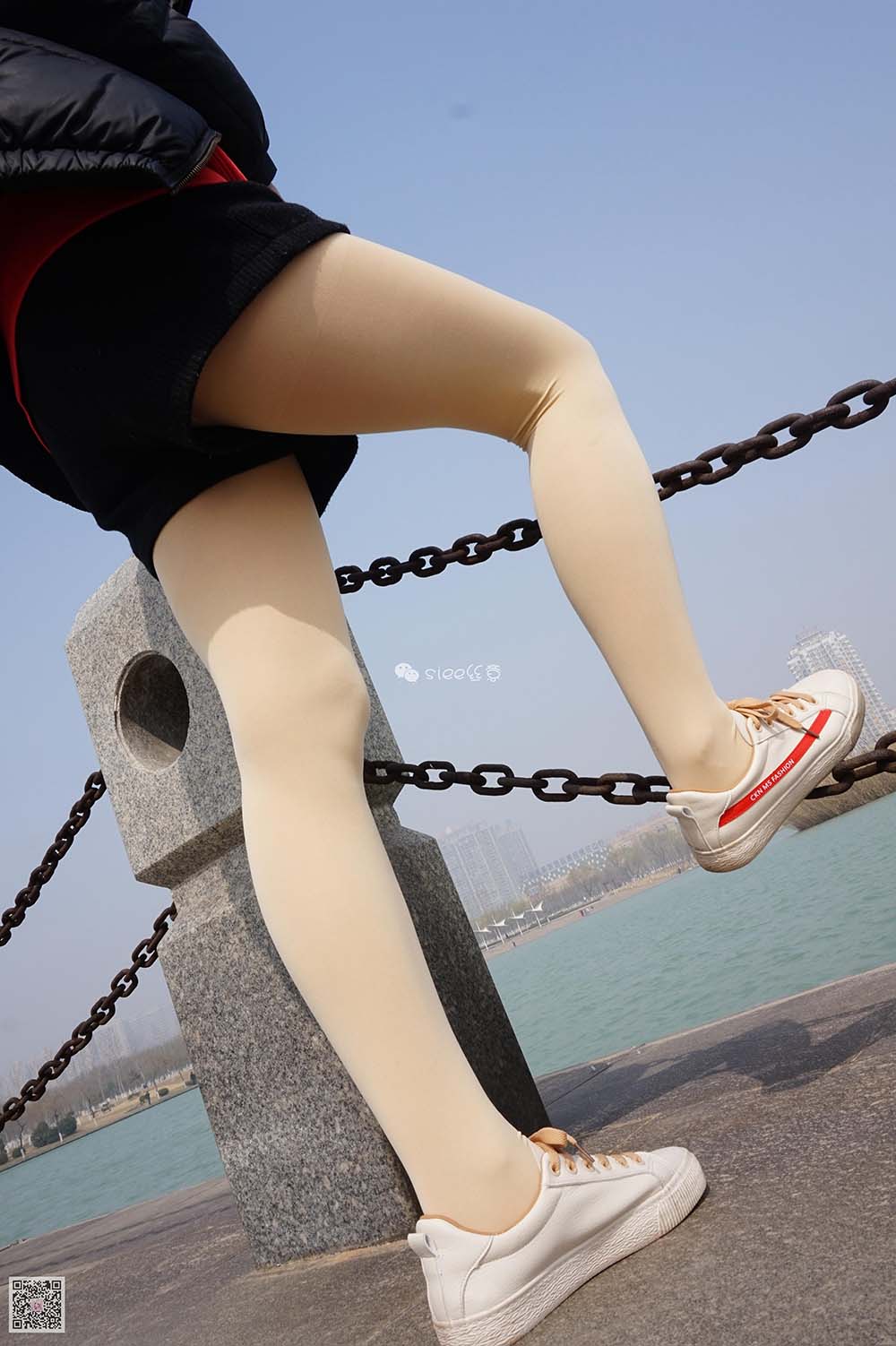 [SIEE丝意]NO.062 琦琦 肉丝白鞋最配 SIEE丝意-第2张