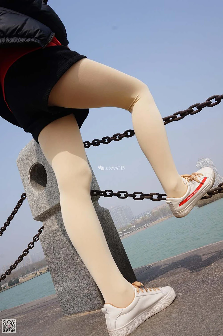 [SIEE丝意]NO.062 琦琦 肉丝白鞋最配 SIEE丝意-第2张