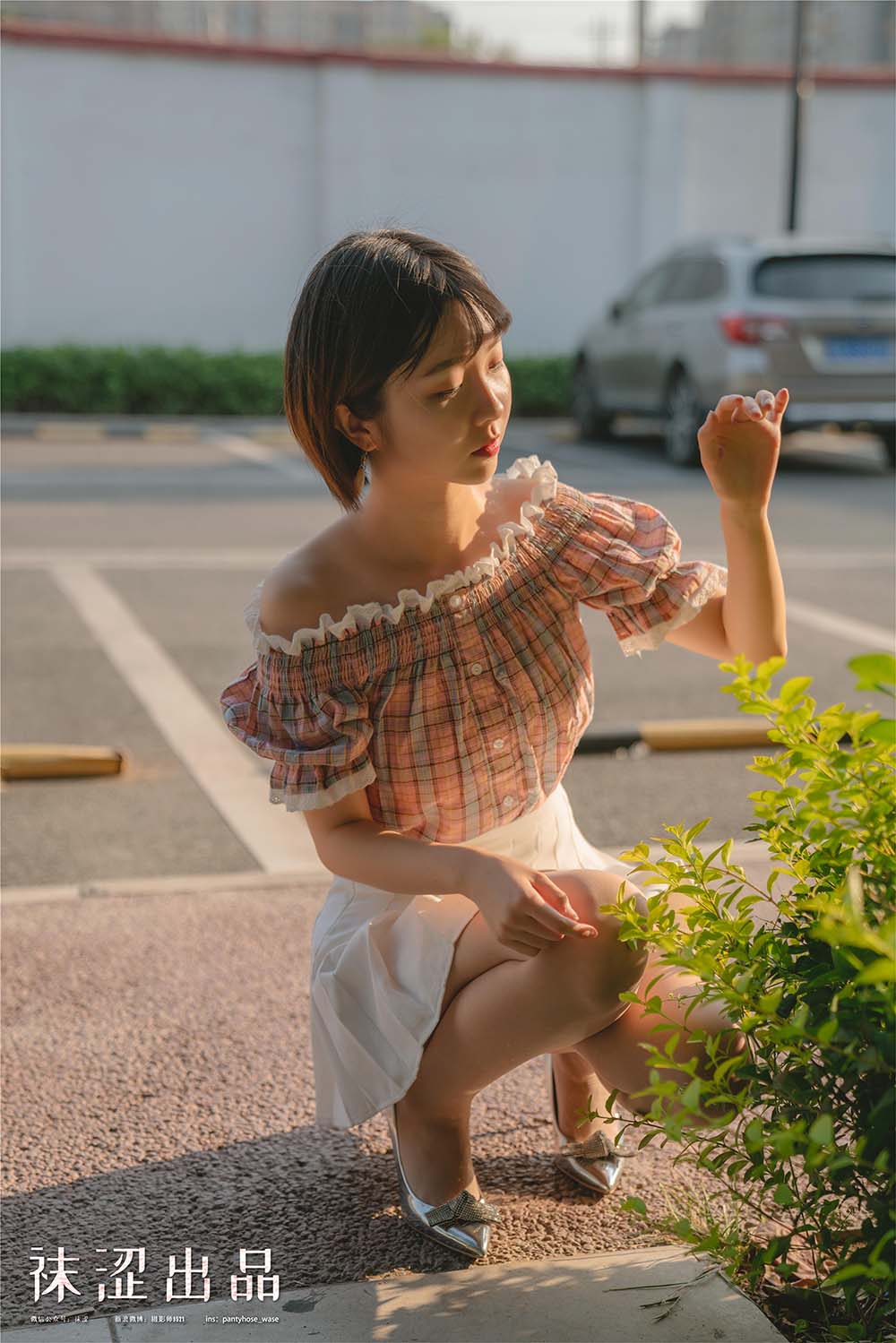 袜涩写真 VOL.073 暖暖~ 田园风百褶裙 WSXZ袜涩写真-第1张