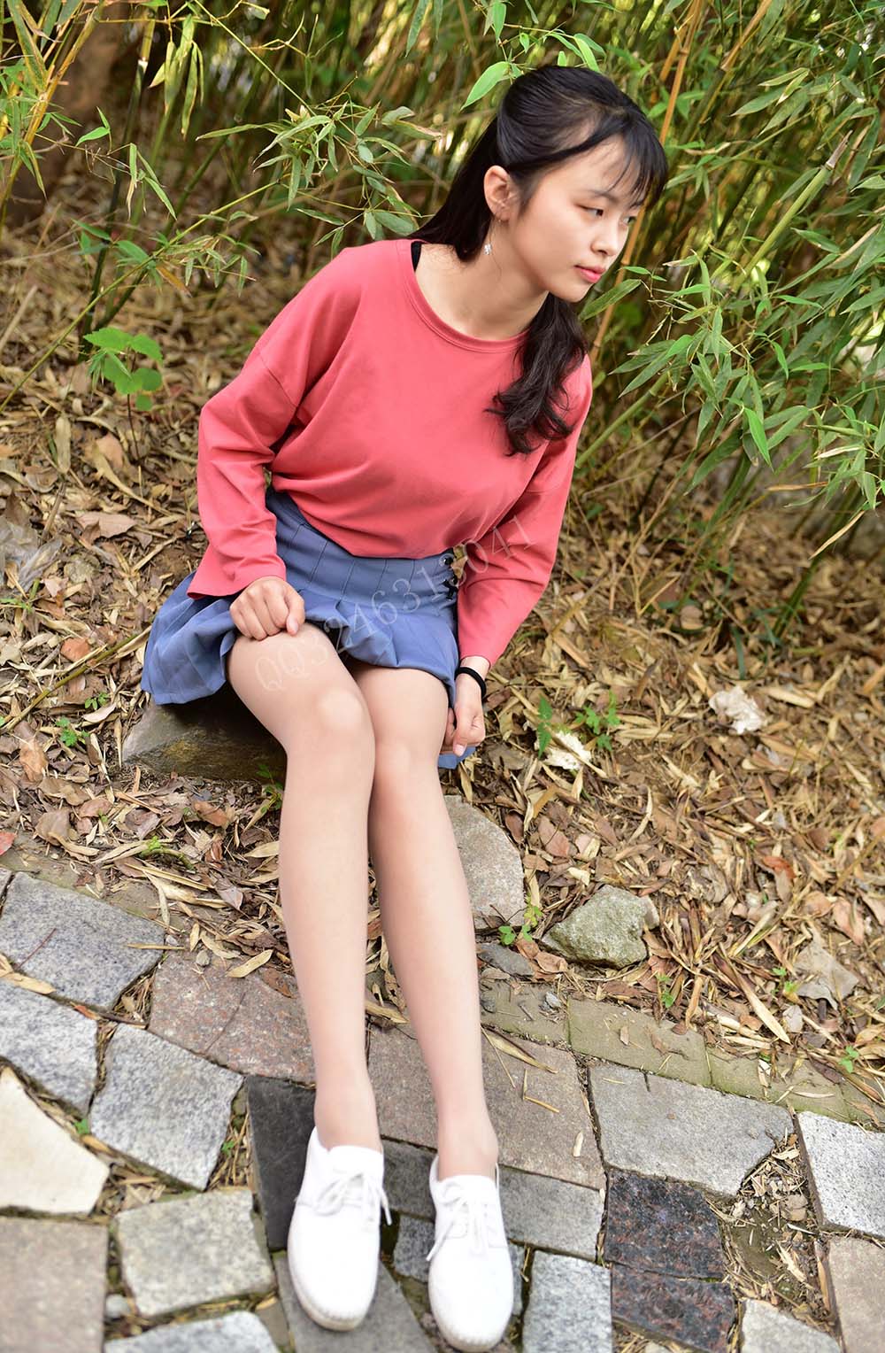 大生模拍 NO.035 晶晶-小清新肉丝 DSMP大生模拍-第1张