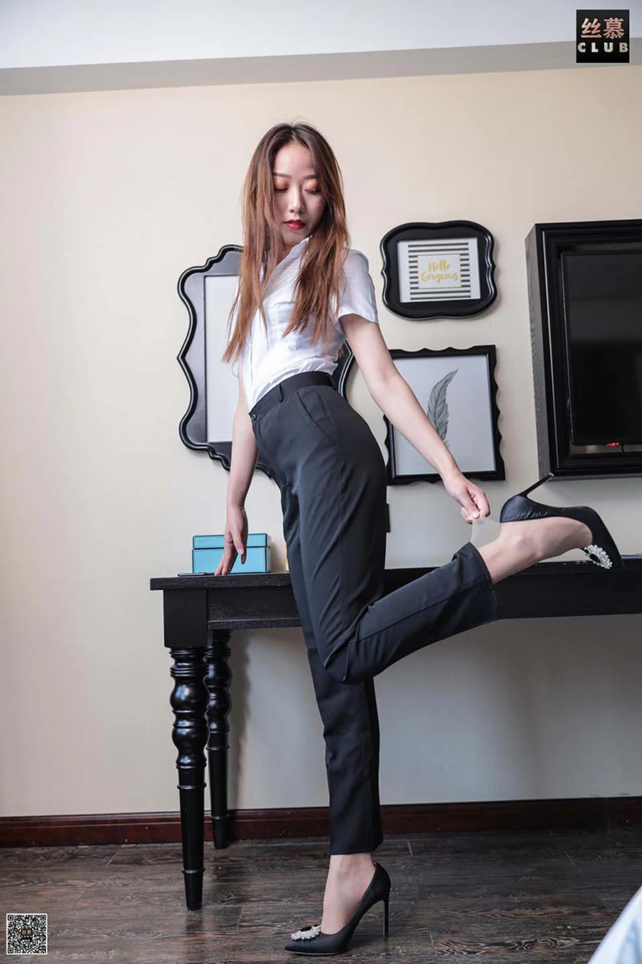 [丝慕GIRL]SM044 佳丽 天天一元《白领的日常工作》 SM丝慕GIRL-第1张