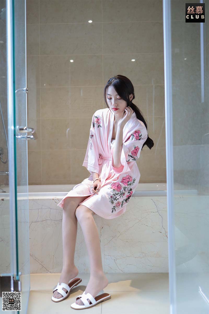 [丝慕GIRL]SM074 天天一元 诗晴《诗晴-睡袍-浴缸》 SM丝慕GIRL-第1张