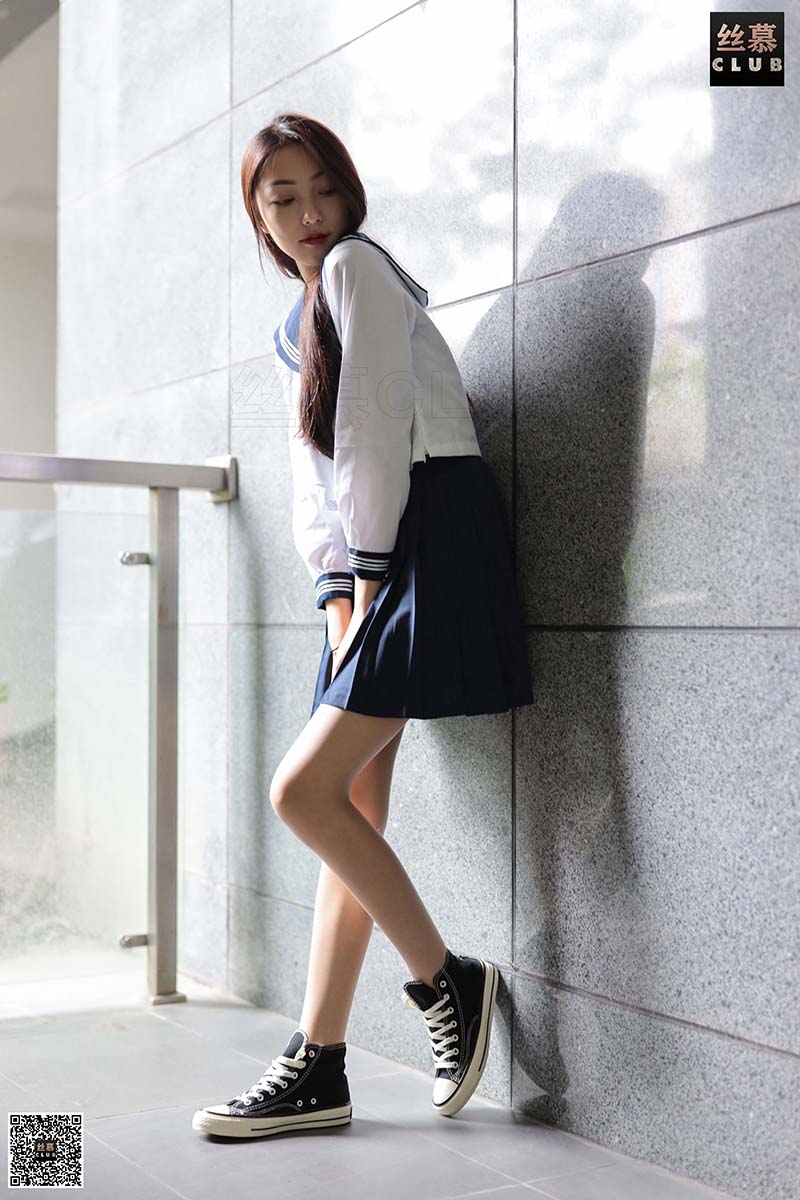 [丝慕GIRL]SM088 天天一元 模特：诗晴《诗晴JK制服》 SM丝慕GIRL-第2张