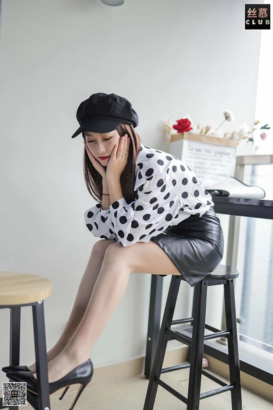 [丝慕GIRL]SM105 天天一元 模特：小腕《戴帽子的姑娘》 SM丝慕GIRL-第1张