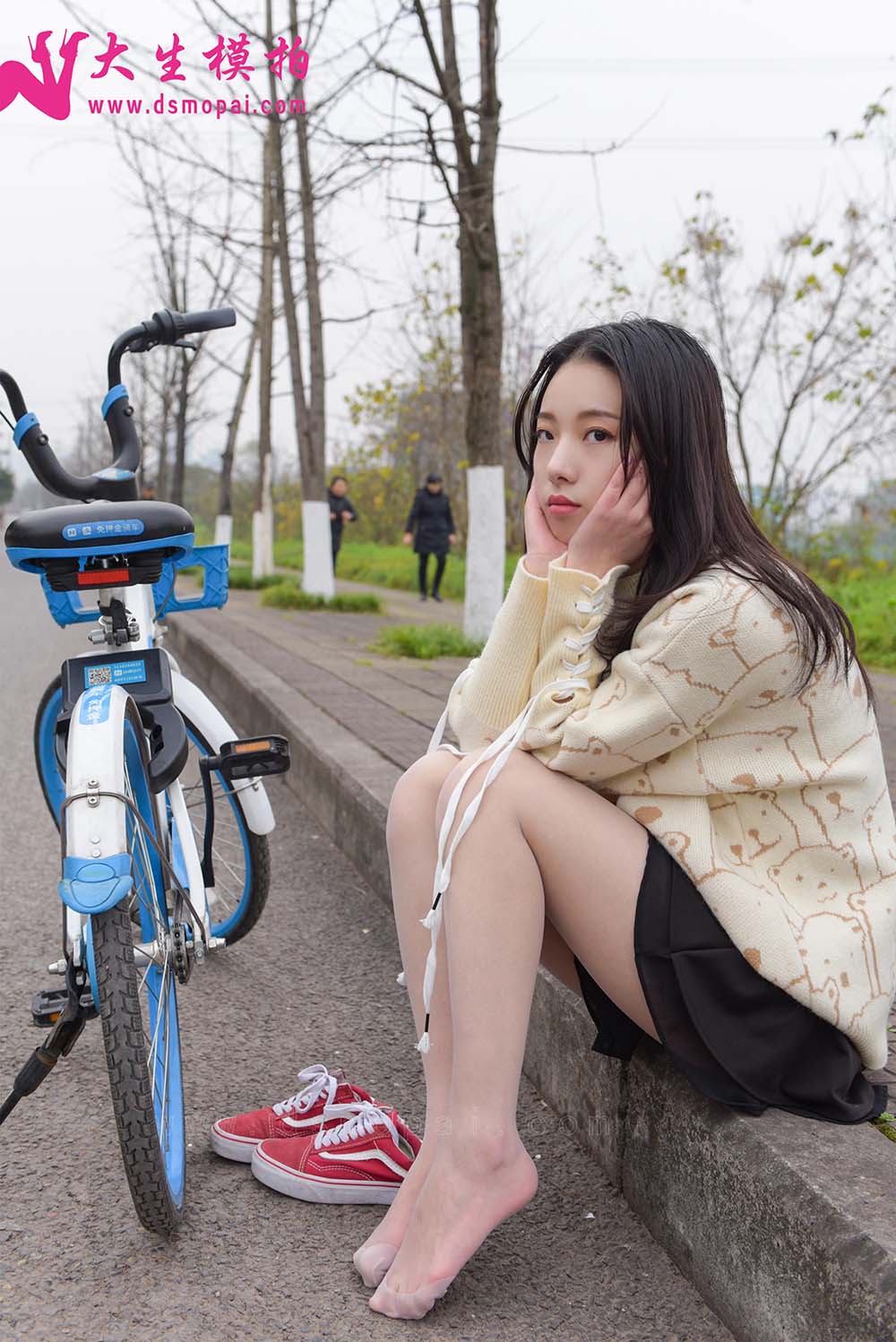 大生模拍 NO.172 青青 单车少女 DSMP大生模拍-第2张