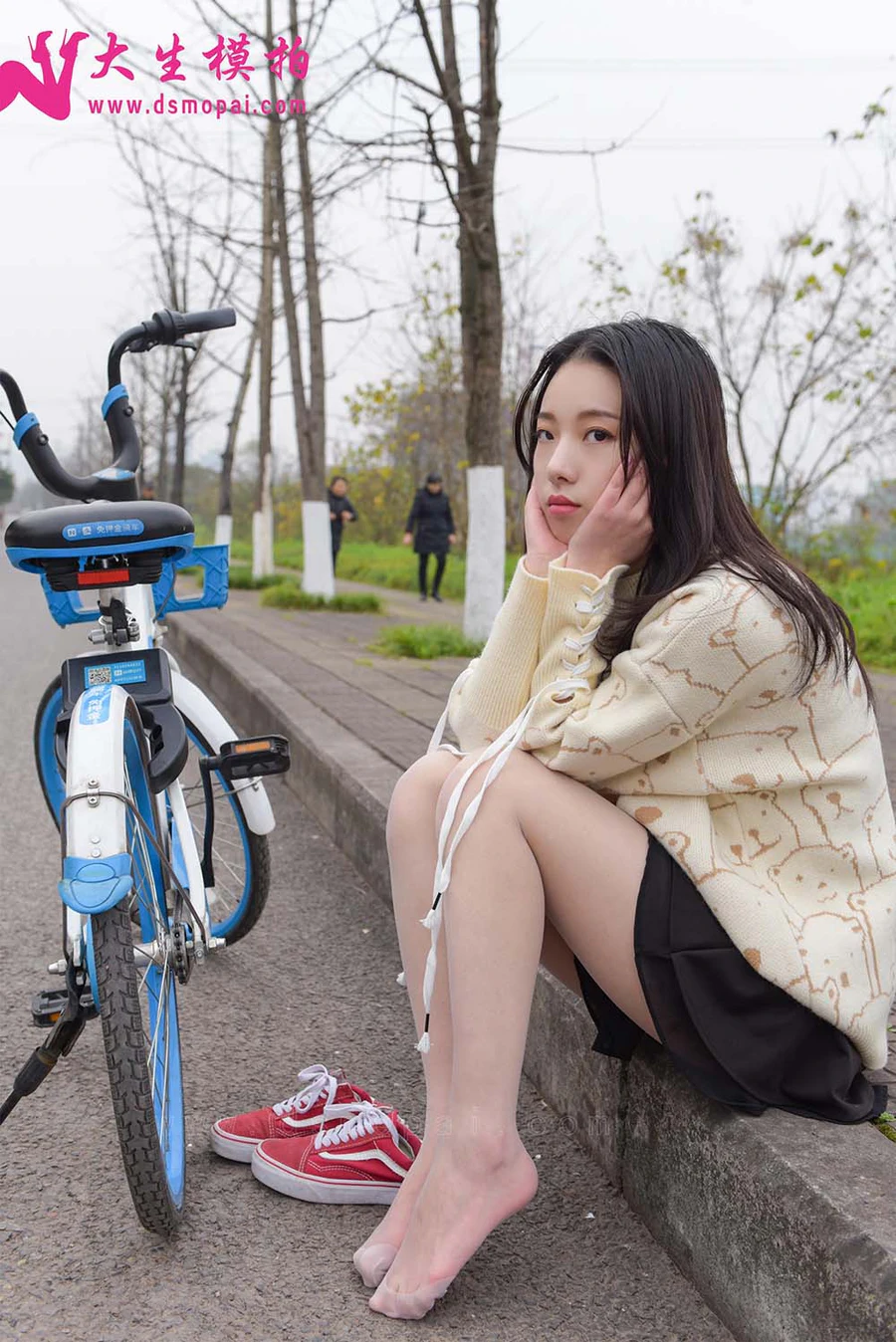 大生模拍 NO.172 青青 单车少女 DSMP大生模拍-第2张