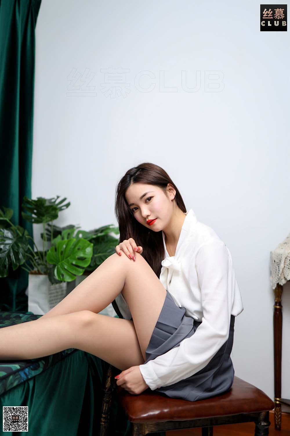[丝慕GIRL]SM142 天天一元 模特：文欣《清纯少女》 SM丝慕GIRL-第2张