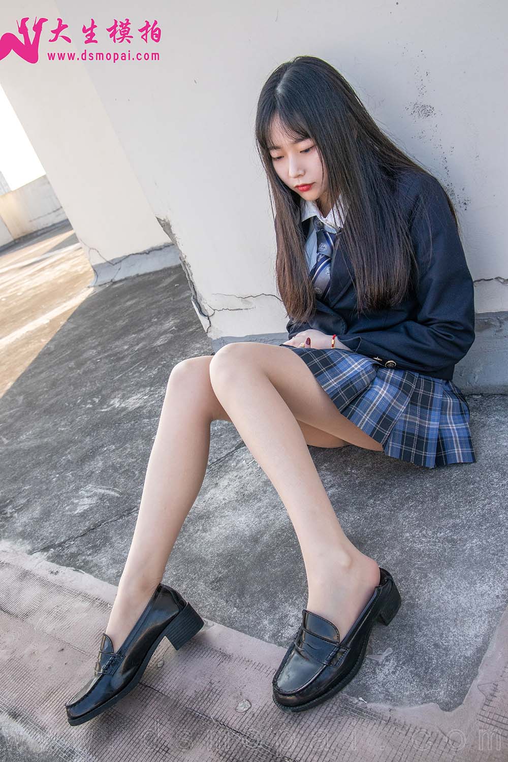 大生模拍 NO.264 丹丹 可爱学院风少女 DSMP大生模拍-第1张