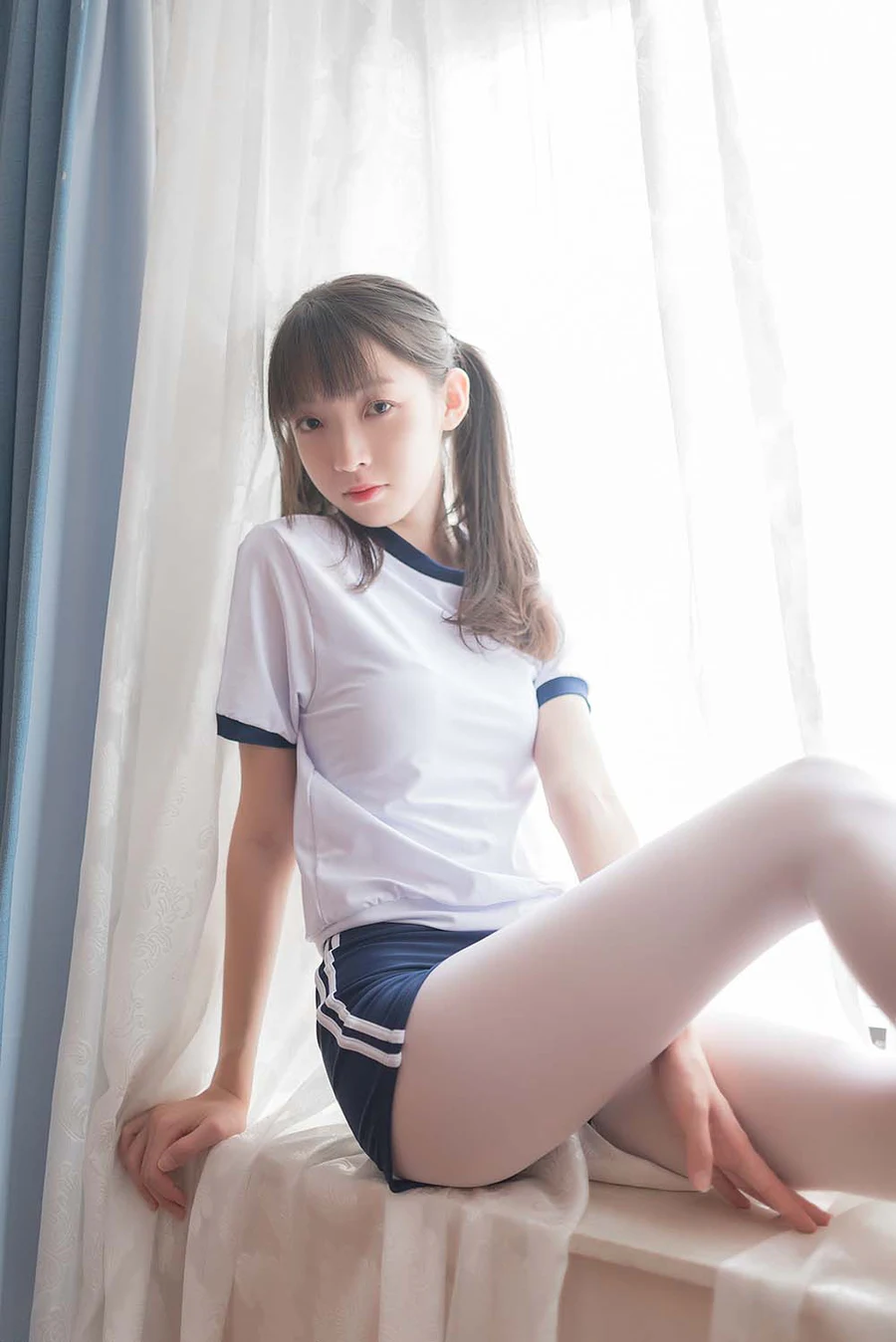 风之领域 NO.006 运动风白丝少女 FZLY风之领域-第2张
