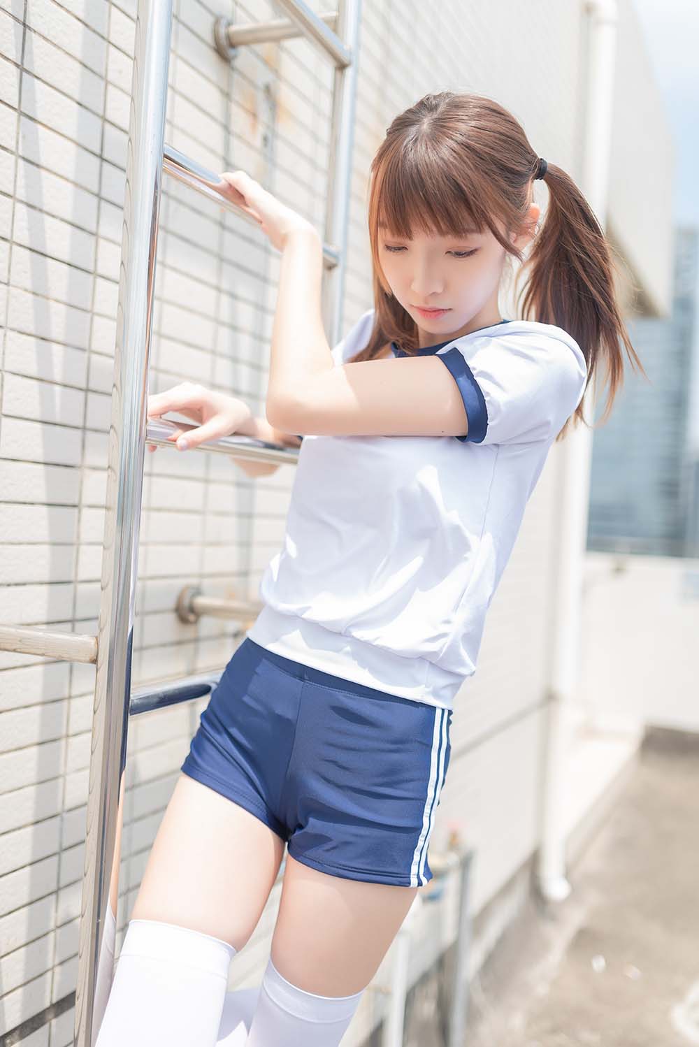 风之领域 NO.045 酷爱运动的白丝少女 FZLY风之领域-第2张