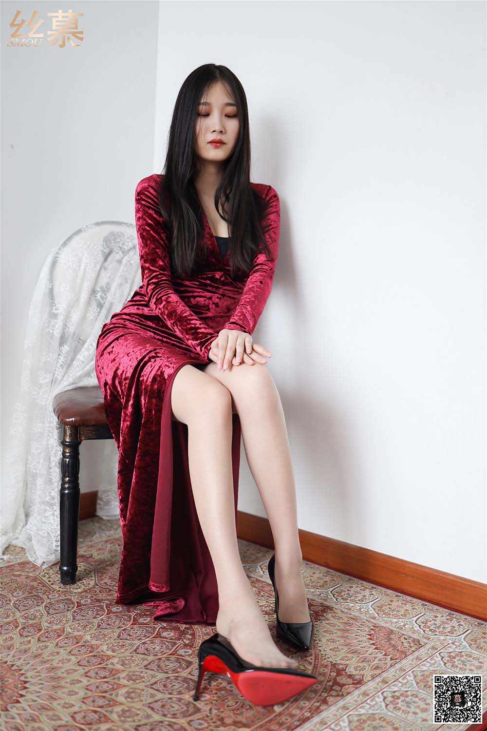 [丝慕GIRL]SM273 天天一元 熙熙《裙下风光有韵足》 SM丝慕GIRL-第1张