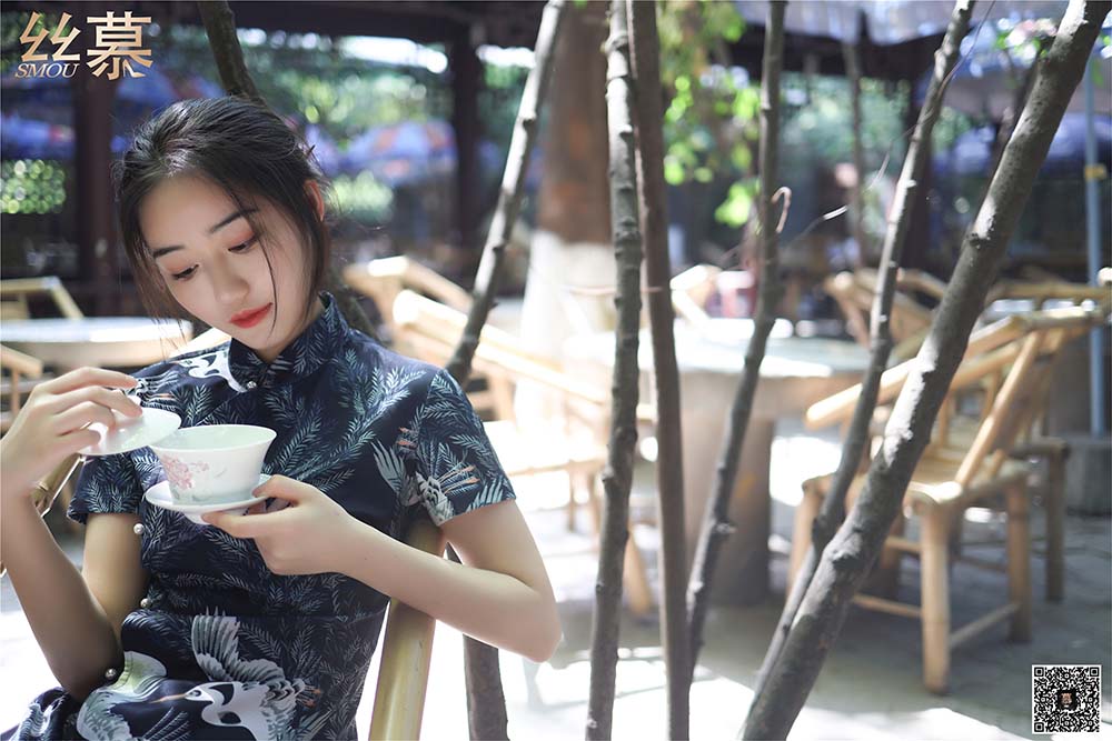 [丝慕GIRL]SM271 天天一元 双双《成都系列01期–鹤鸣茶社》 SM丝慕GIRL-第1张