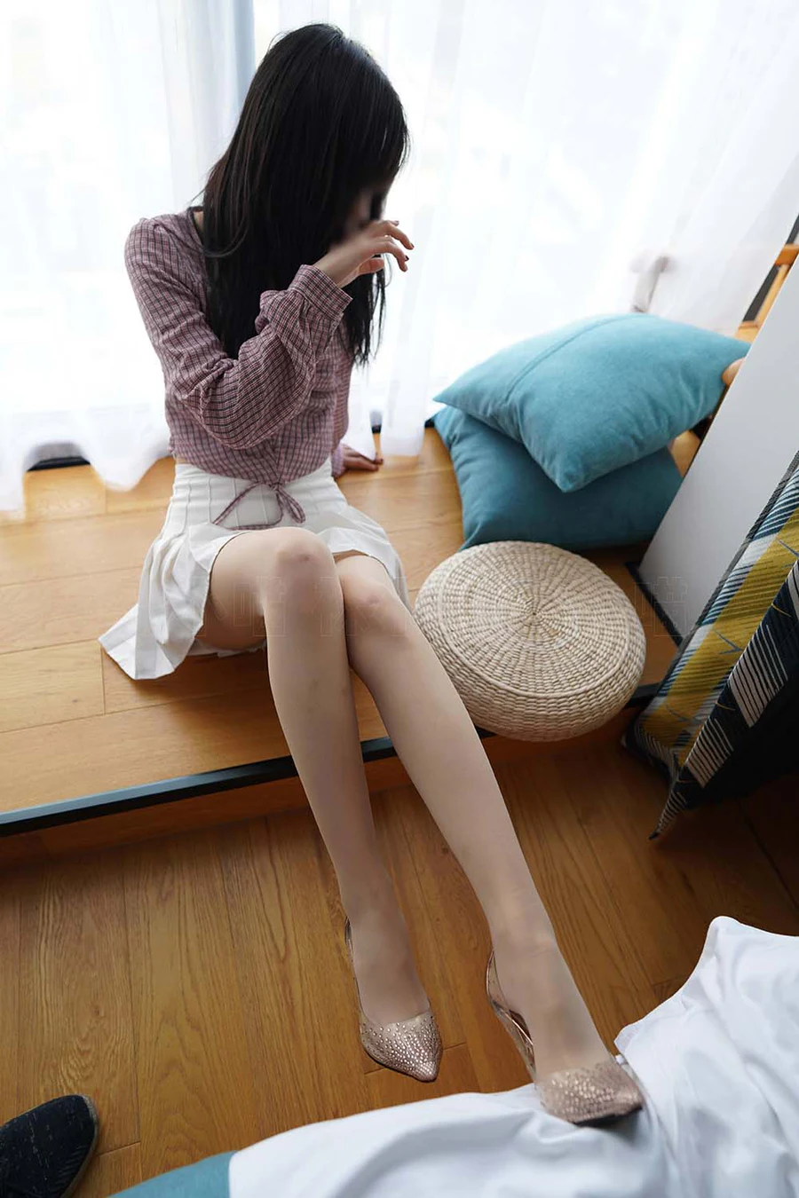[kittyWawa袜小喵]KT269《清新小格子》 kittyWawa袜小喵-第2张