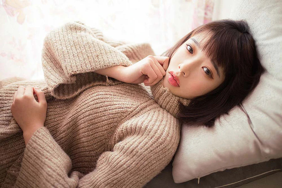风之领域 NO.137 毛衣少女 FZLY风之领域-第2张