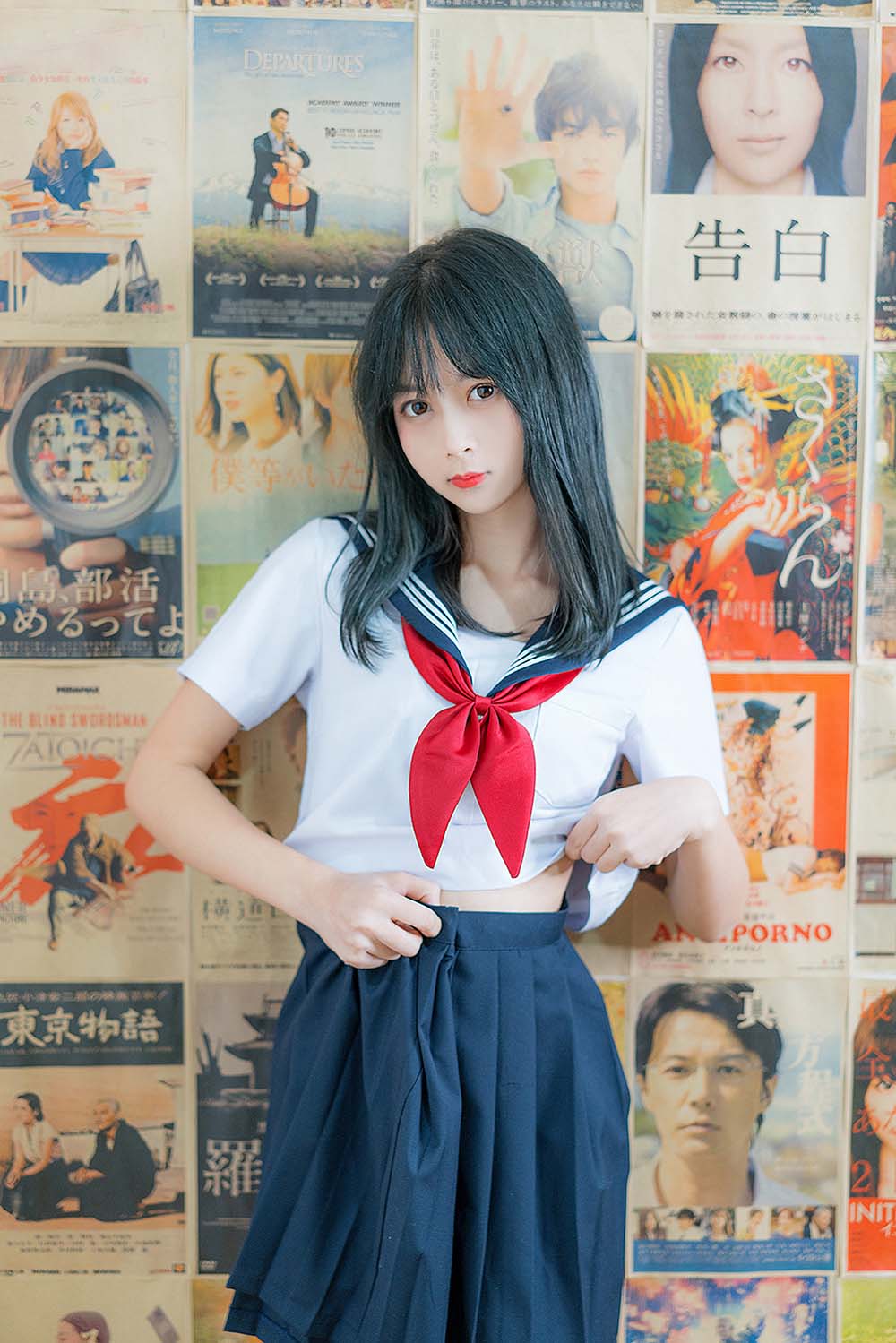 风之领域 NO.157 制服少女 FZLY风之领域-第1张