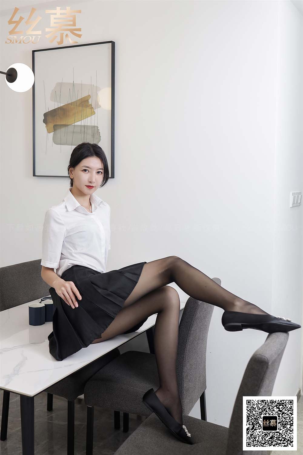 [丝慕GIRL]SM373 天天一元 茗茗《遇上平底鞋》 SM丝慕GIRL-第2张