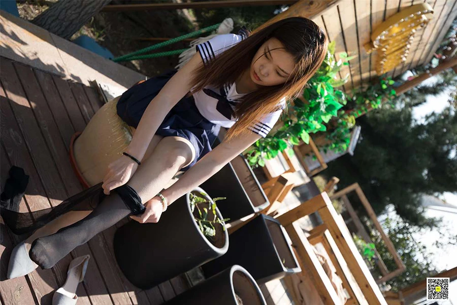 [LSS山茶摄影]NO.068 户外脱丝的小妹 SCSY山茶摄影-第1张