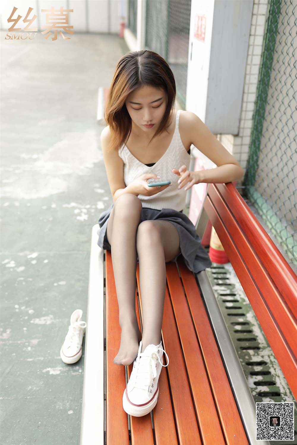 [丝慕GIRL]SM361 天天一元 米朵《球场灰丝记》 SM丝慕GIRL-第1张