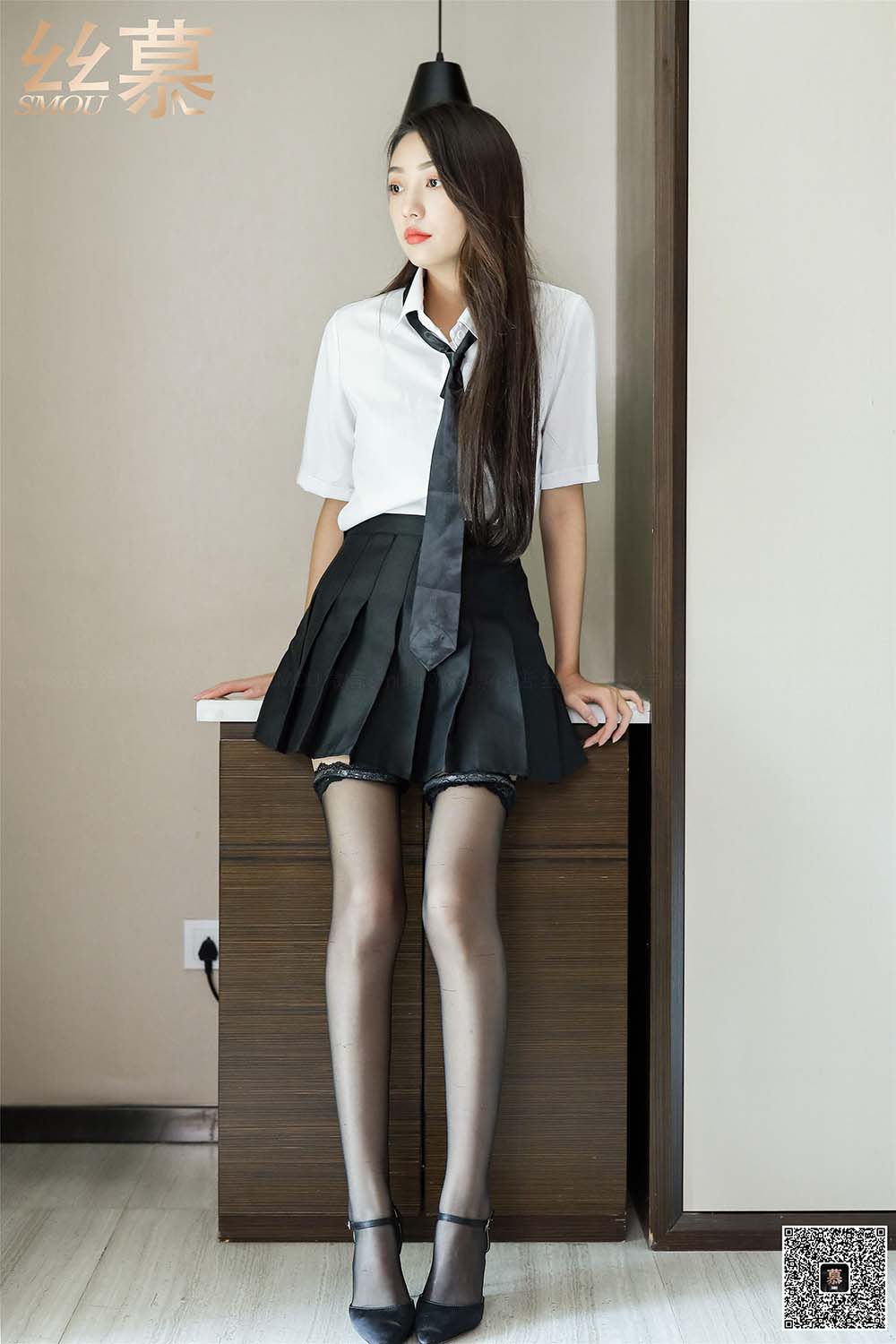 [丝慕GIRL]SM360 天天一元 诗晴《出逃JK》 SM丝慕GIRL-第1张