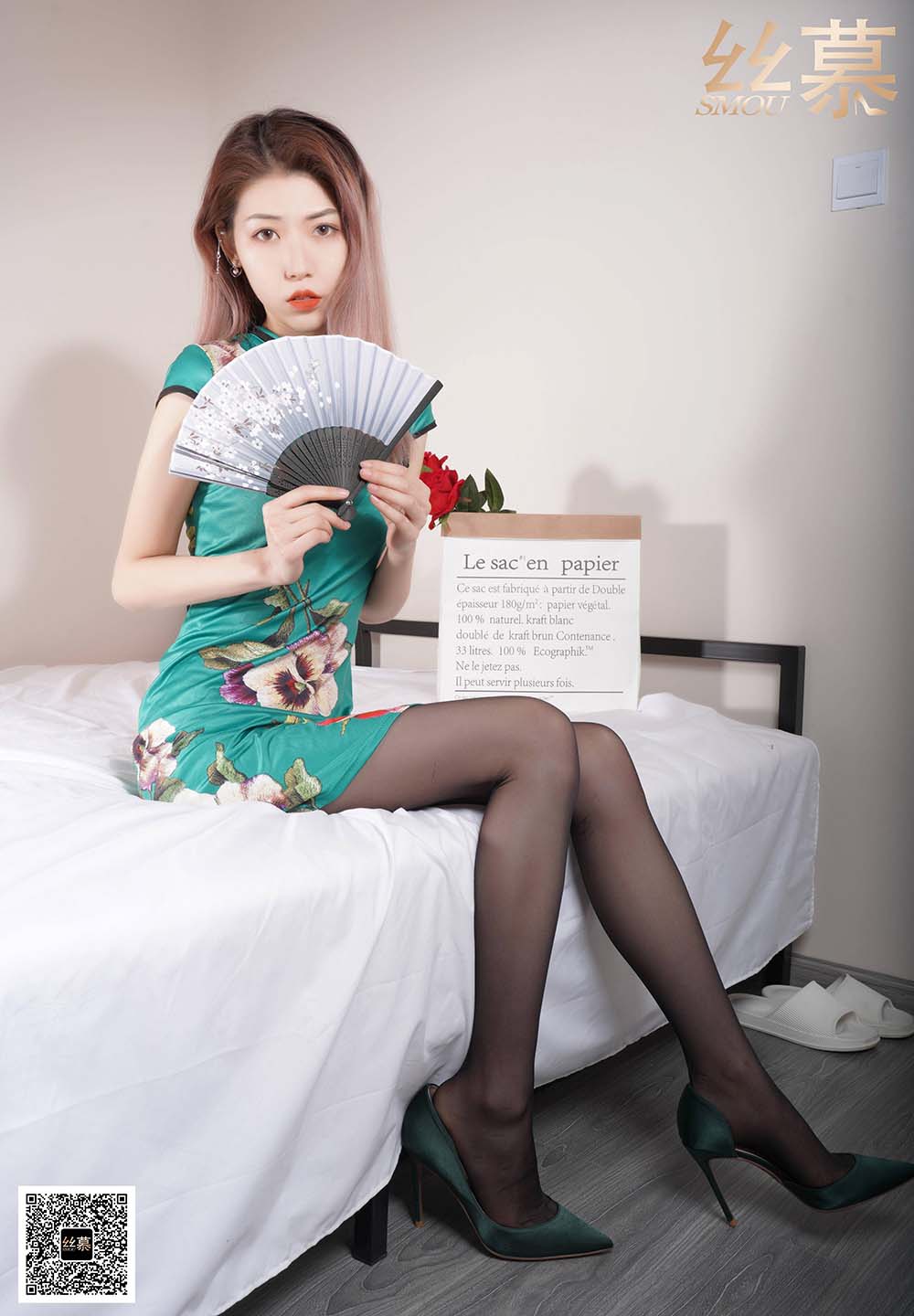 [丝慕GIRL]SM409 天天一元 模特：新模《复古经典旗袍》 SM丝慕GIRL-第1张