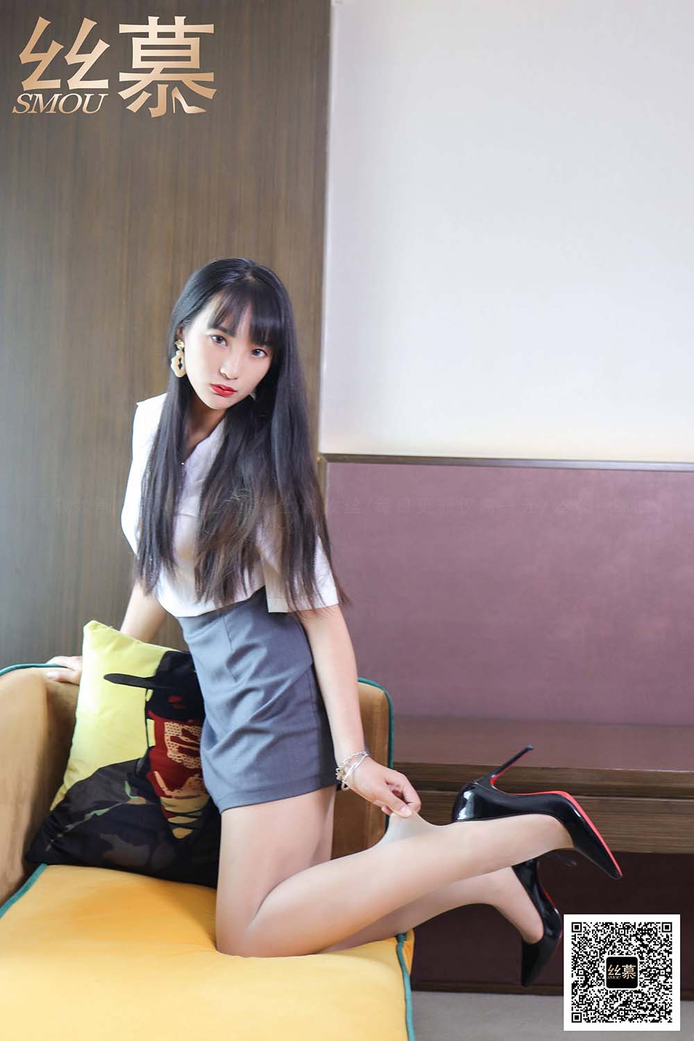 [丝慕GIRL]特写集 TX086 新模《高跟鞋玩家》 SM丝慕GIRL-第1张