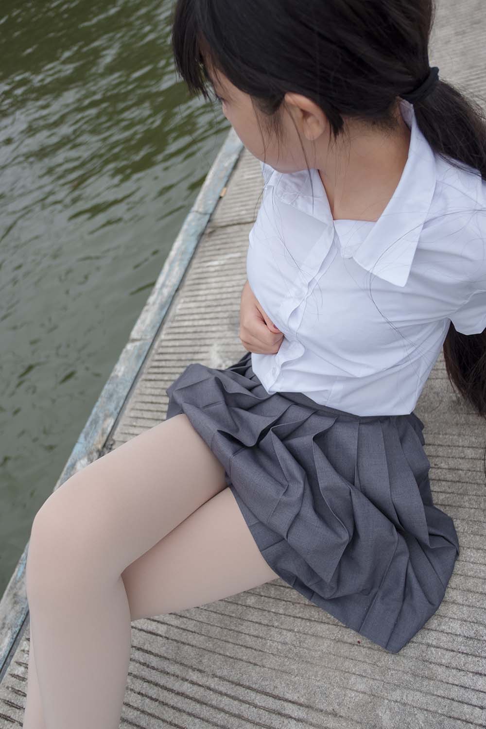 森萝财团写真 BETA-005 女生的白衬衣诱惑 SLCT森萝财团-第2张