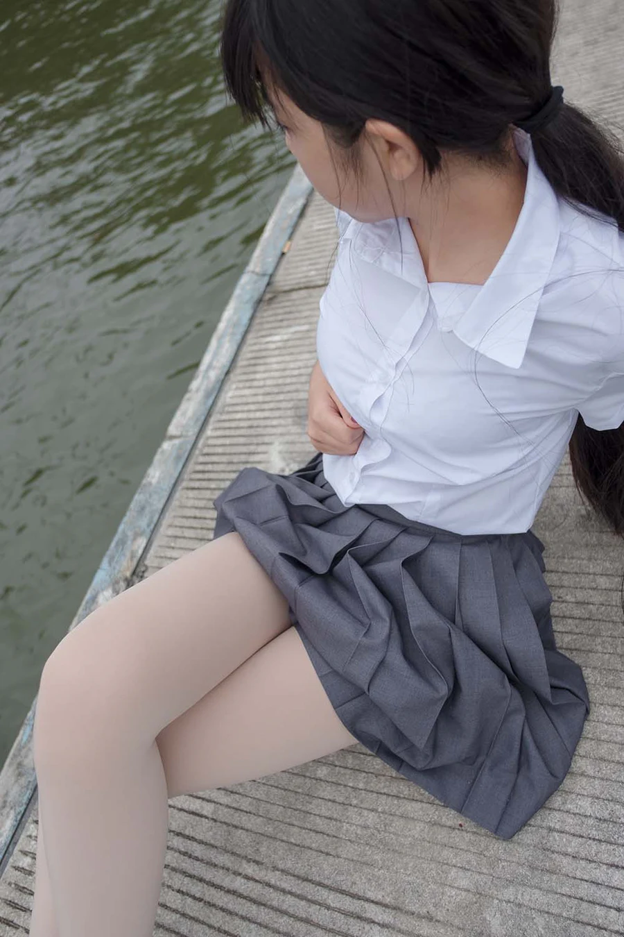 森萝财团写真 BETA-005 女生的白衬衣诱惑 SLCT森萝财团-第2张