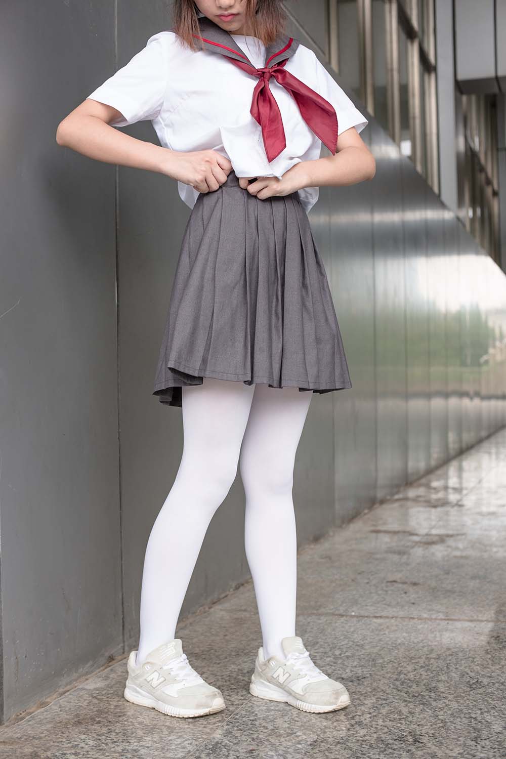 森萝财团写真 BETA-003 阿玲妹纸JK白丝 SLCT森萝财团-第1张