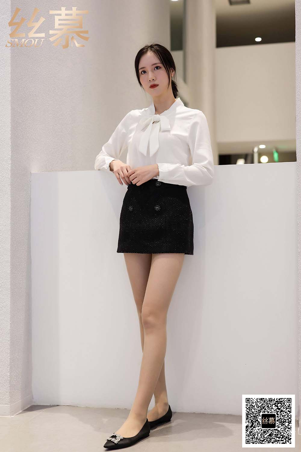 [丝慕GIRL]特写集 TX089 紫宁《平底鞋女神》 SM丝慕GIRL-第1张