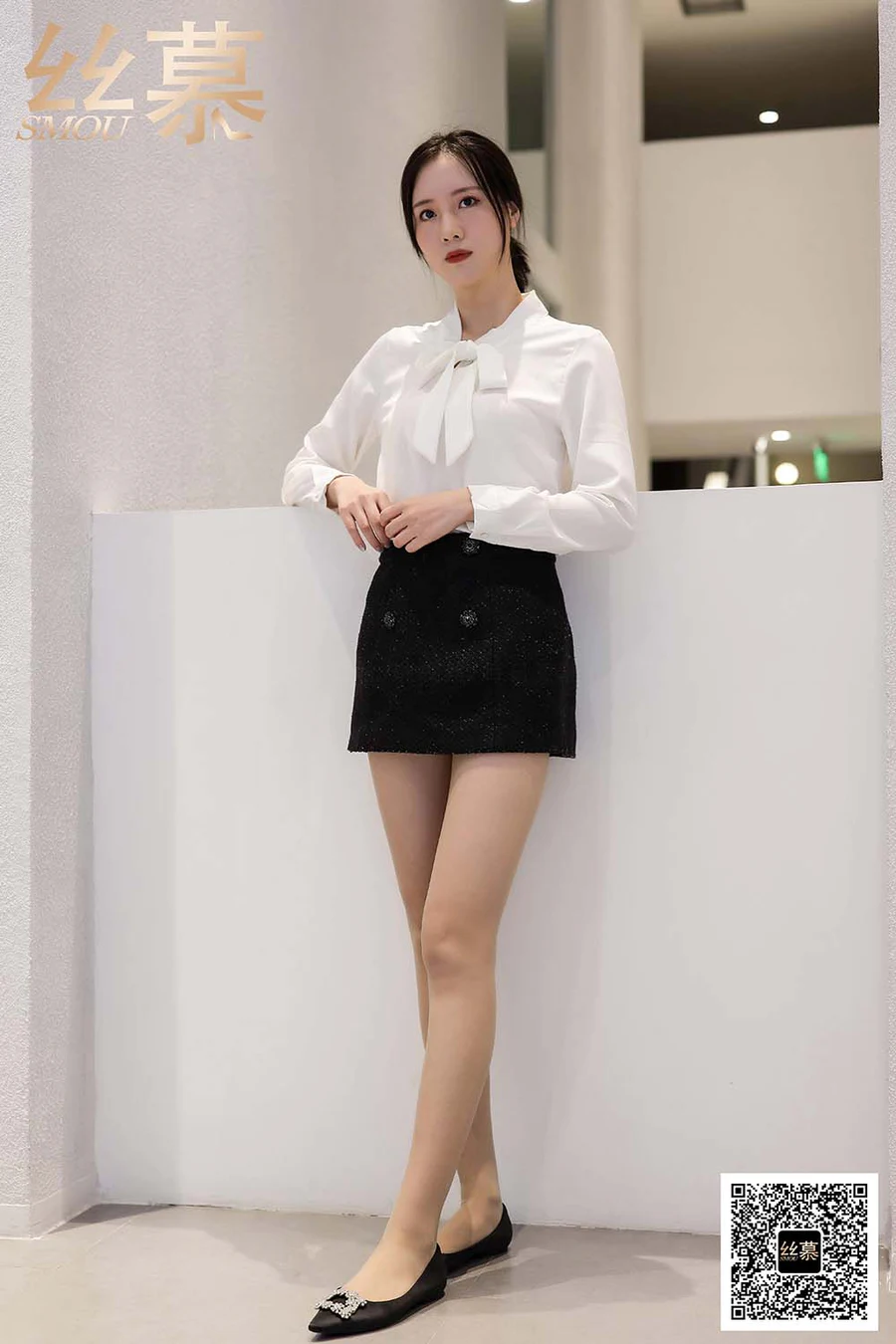 [丝慕GIRL]特写集 TX089 紫宁《平底鞋女神》 SM丝慕GIRL-第1张