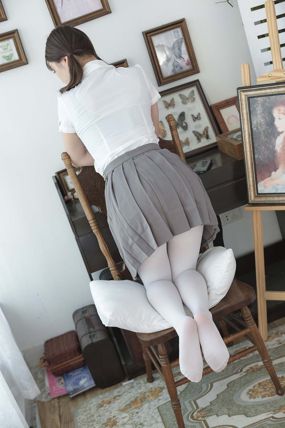 森萝财团写真 BETA-020 白丝美少女 SLCT森萝财团-第2张