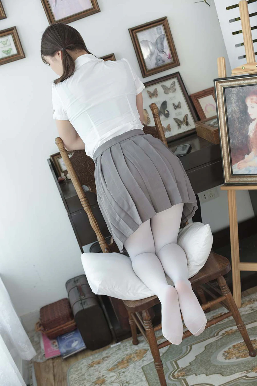 森萝财团写真 BETA-020 白丝美少女 SLCT森萝财团-第2张