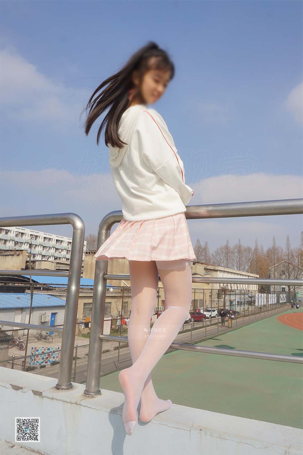 妖精视觉 NO.027 妮妮 少女的百褶裙（第一期） YJSJ妖精视觉-第1张