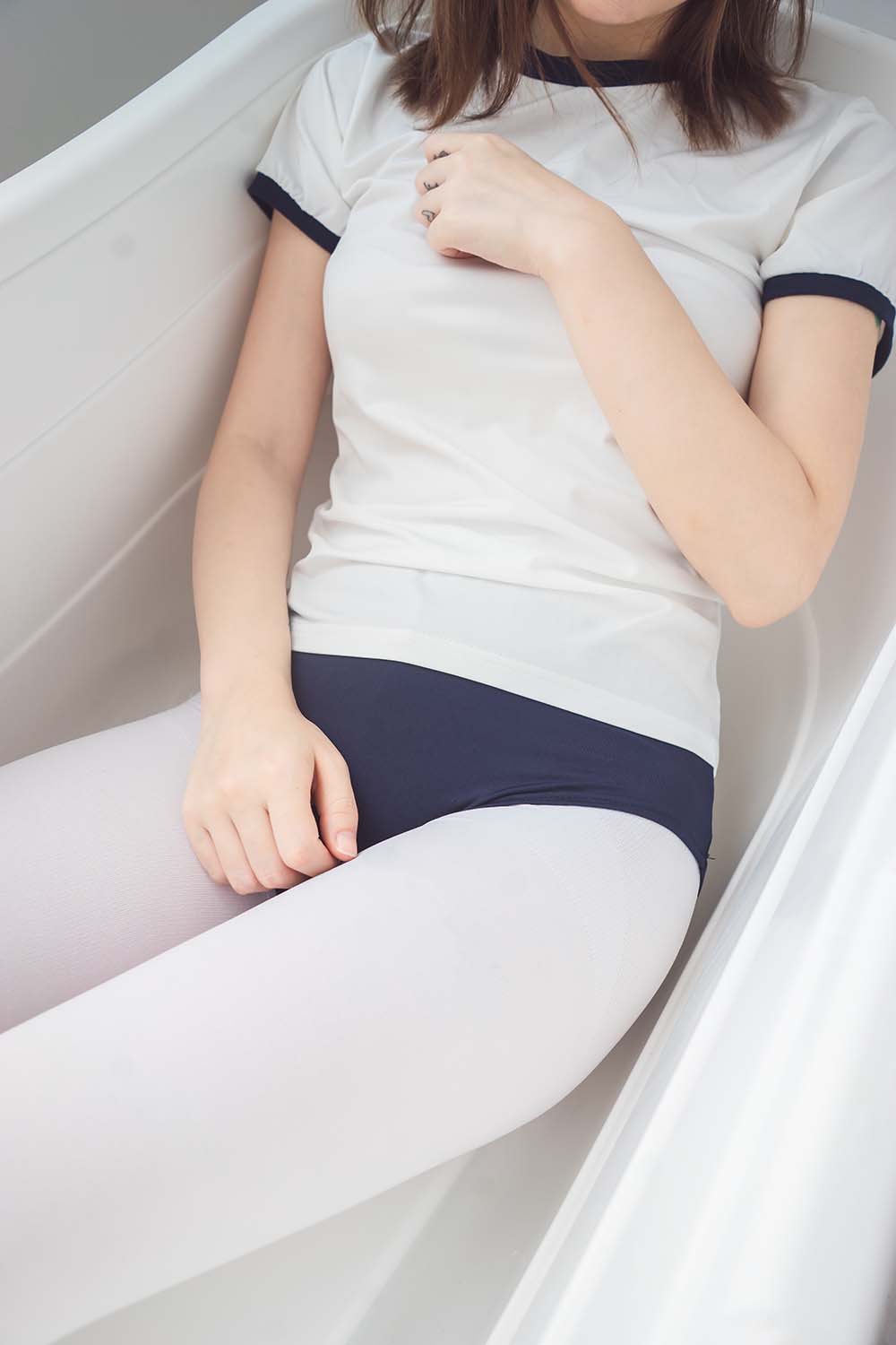 森萝财团写真 BETA-031-X-D3F 浴缸白丝 SLCT森萝财团-第1张