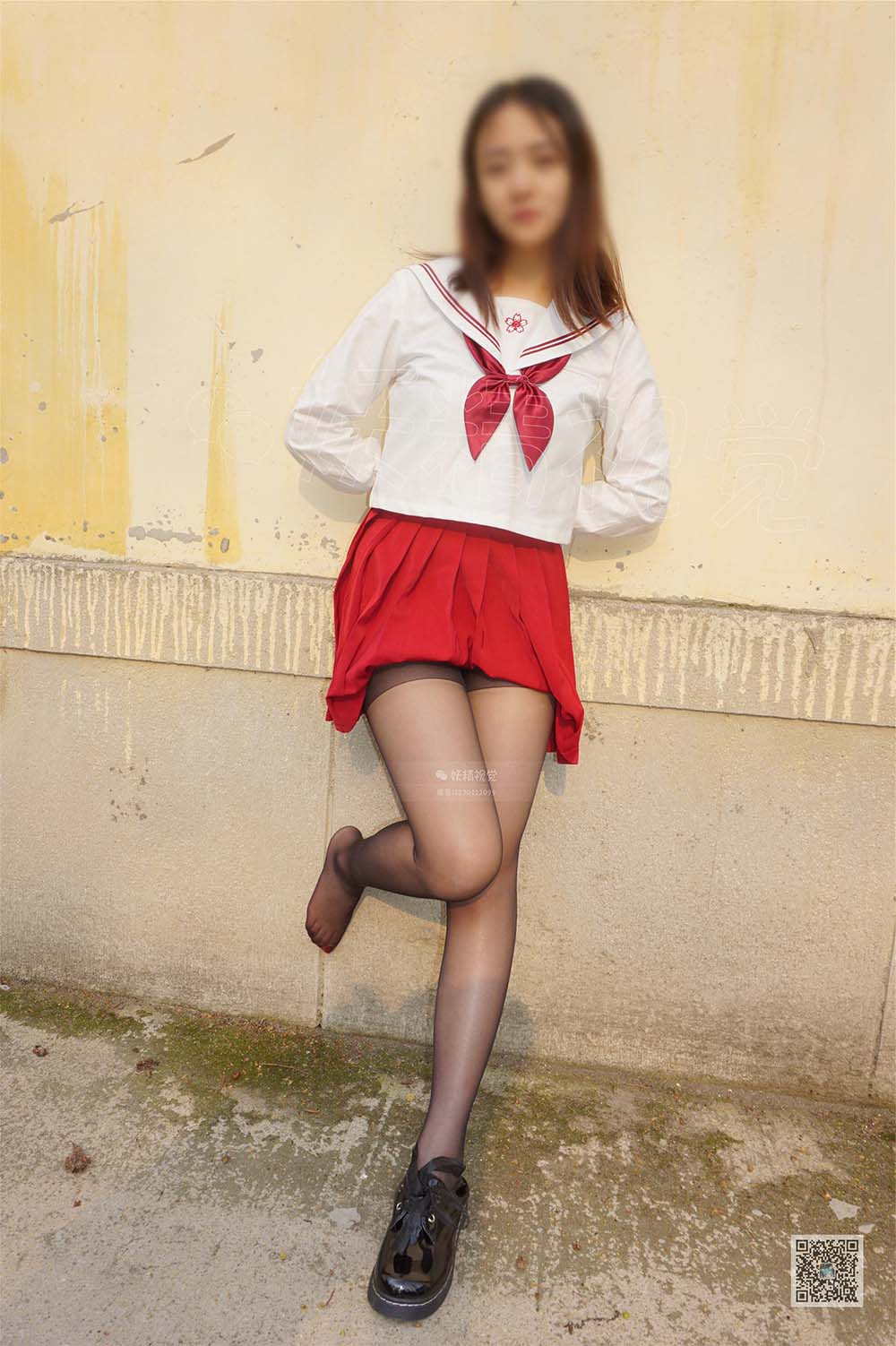 妖精视觉 NO.043 苏苏 仙女的制服丝袜 YJSJ妖精视觉-第1张