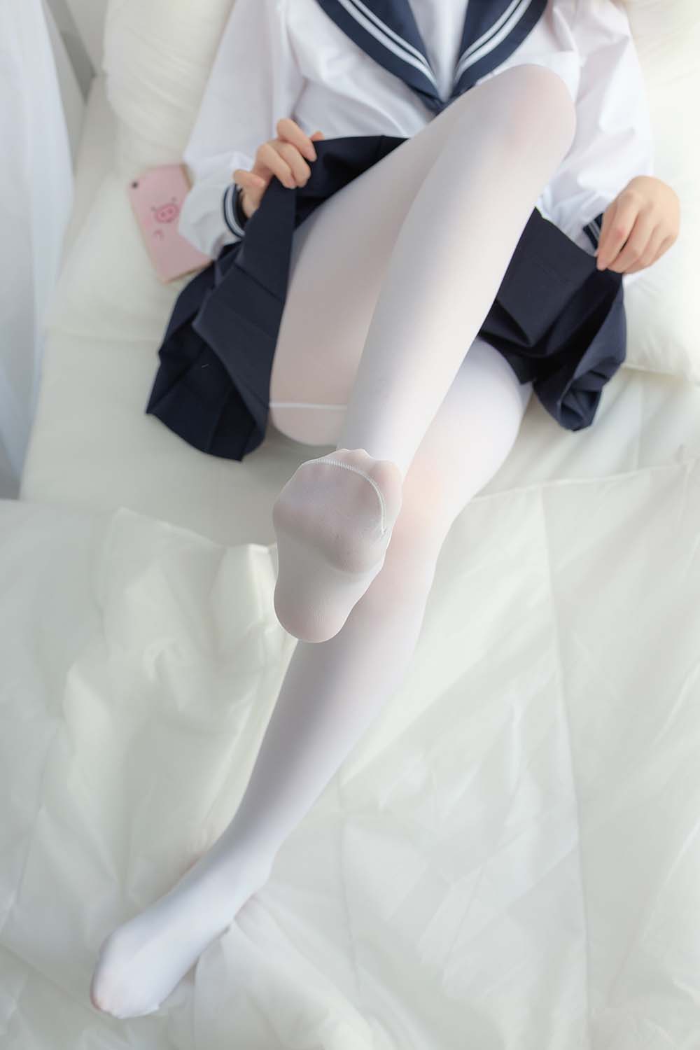 森萝财团写真 SSR-002 白丝水手服 SLCT森萝财团-第1张